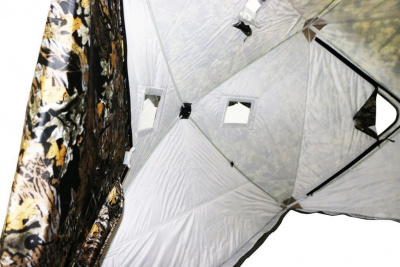 Зимняя палатка Polar Bird 4T long камуфляж лес