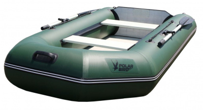 Лодка Polar Bird 280 ТМ Киль (Слань Стеклокомпозит) - Зеленый